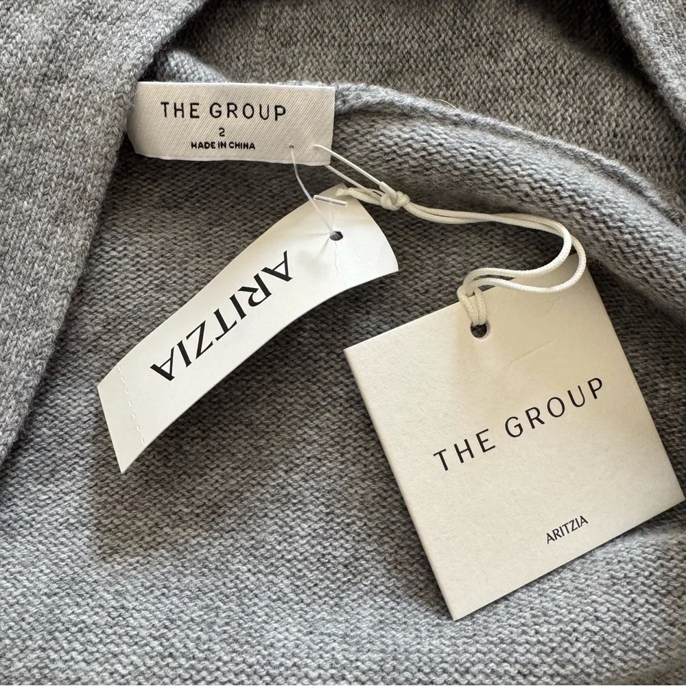 NWT Aritzia The Group Nook Merino Wool Cardigan Size 2 (See Size Chart) - Picture 11 of 12